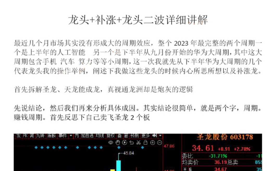 【偏执短线】2024圈内教学文档