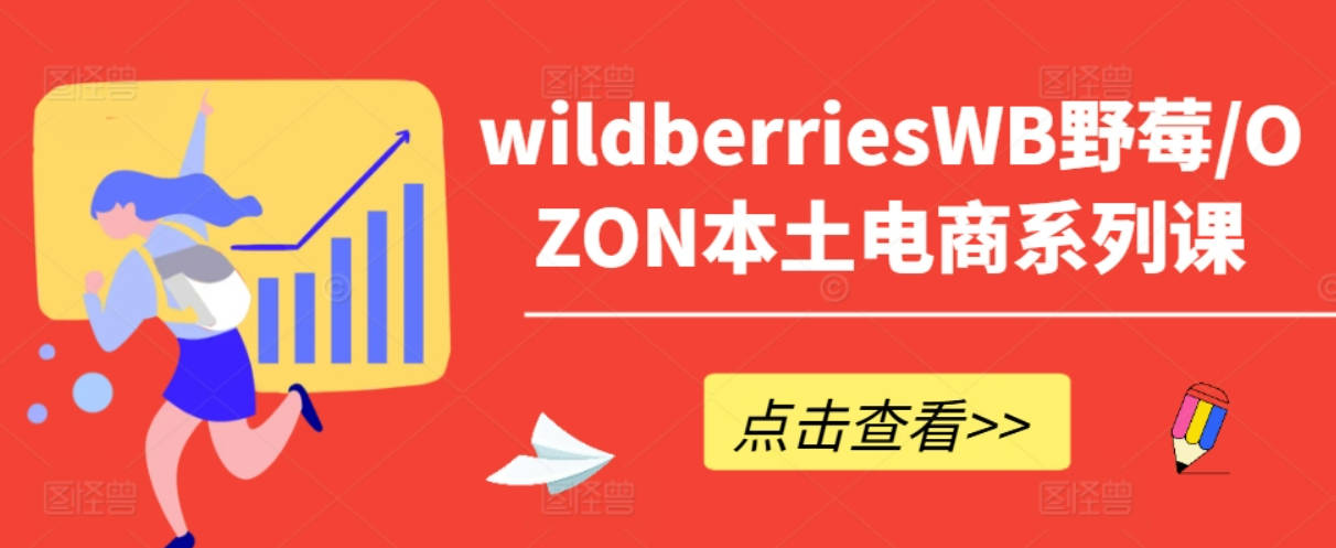 wildberriesWB野莓/OZON本土电商系列课，掌握WB产品优化，出单技巧和订单处理等