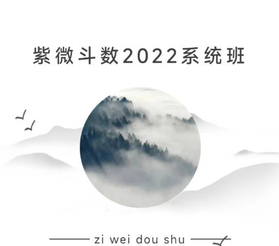 2022年壬寅年龙眠山人紫微斗数 第五期系统班